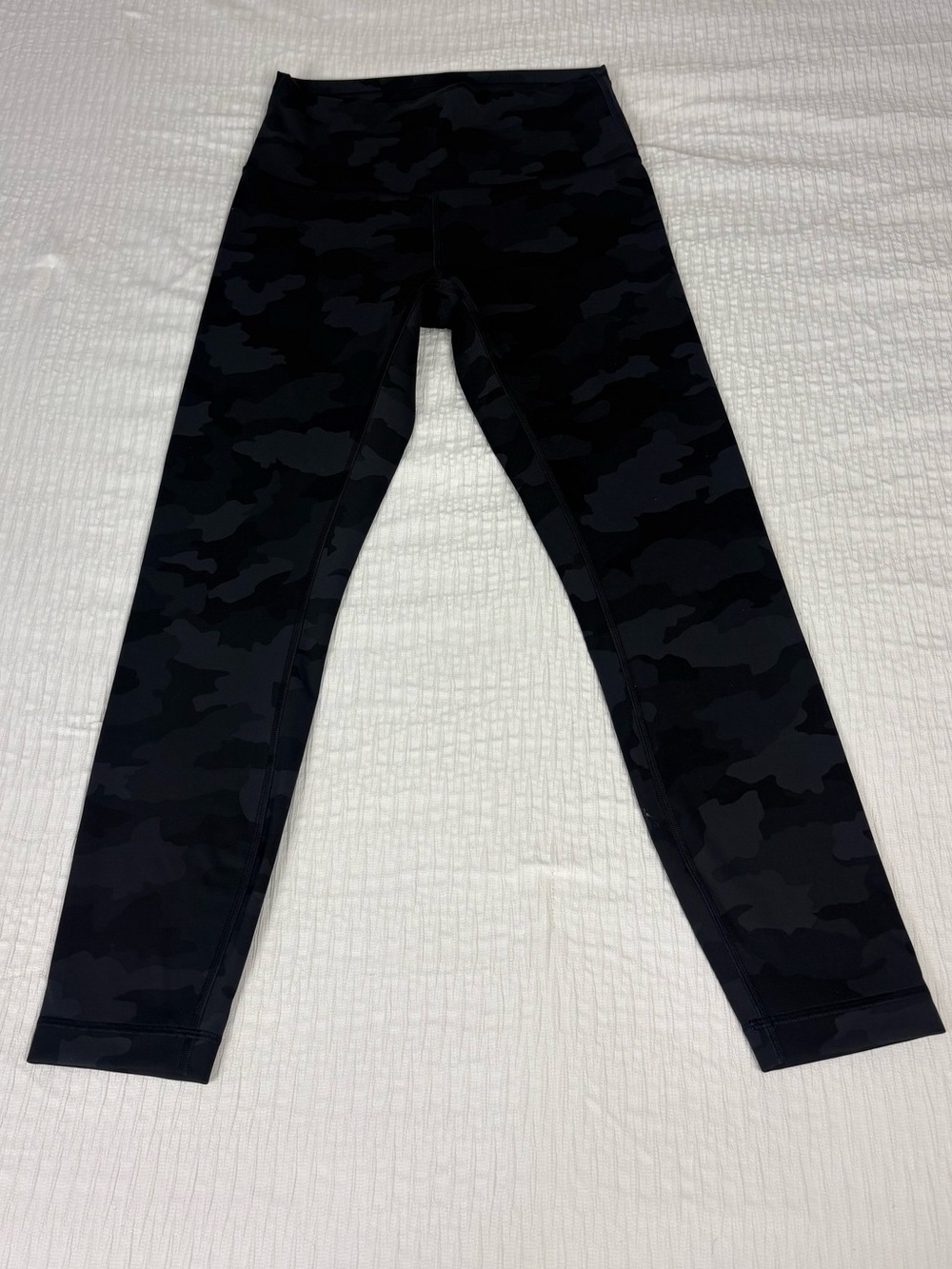 lululemon athletica Black & Charcoal Camo High-Rise Leggings